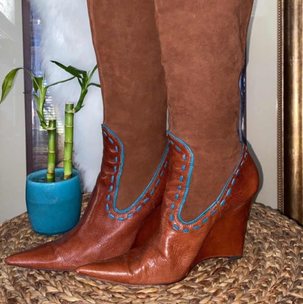 Charles David slip on boots